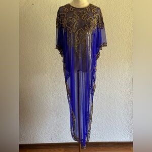 Kimono 👘 Cover Up. Free Size. One Size. Gold Gemstones 💎